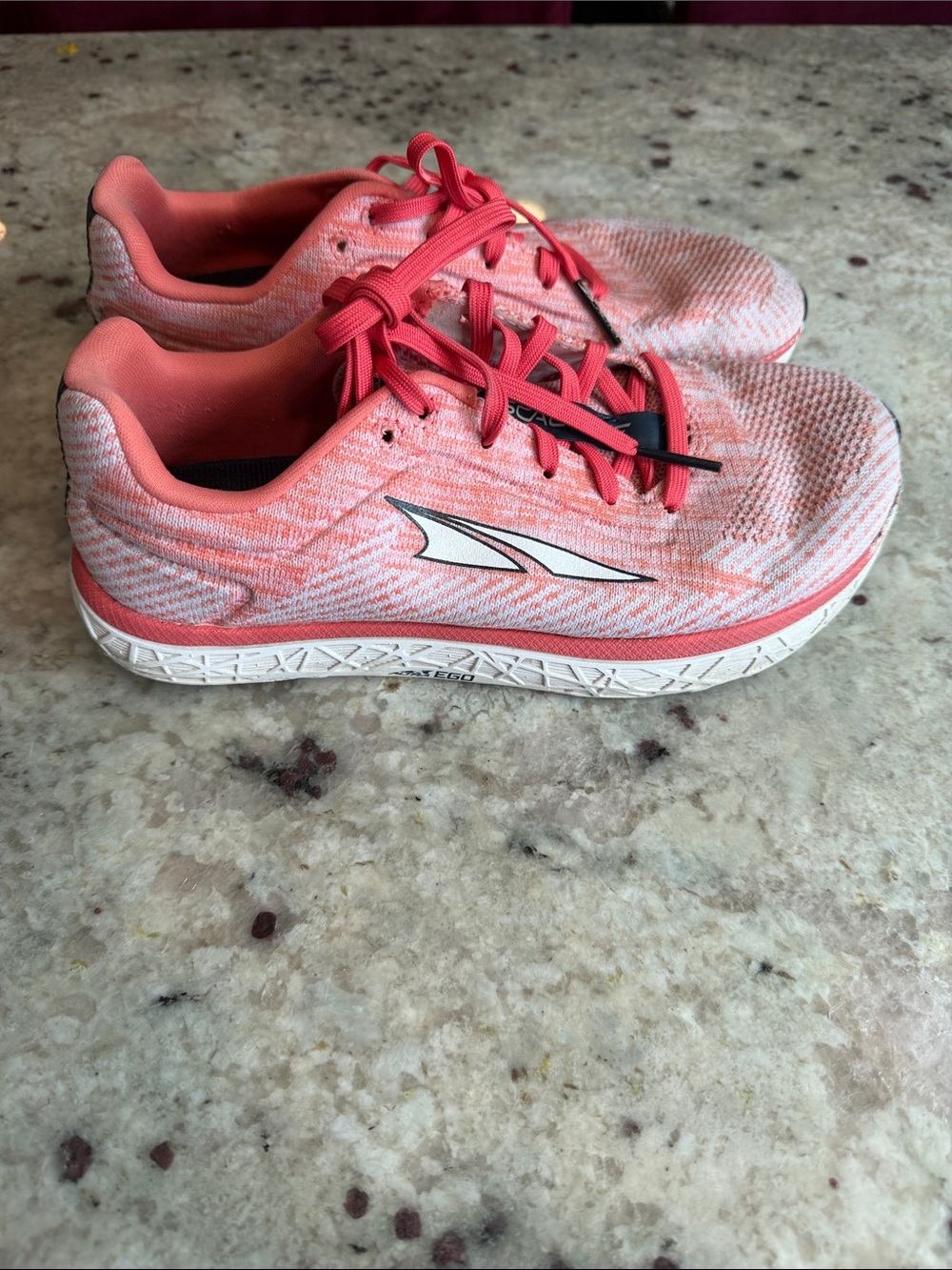 Altra Women's Coral/White Knit Running Shoes